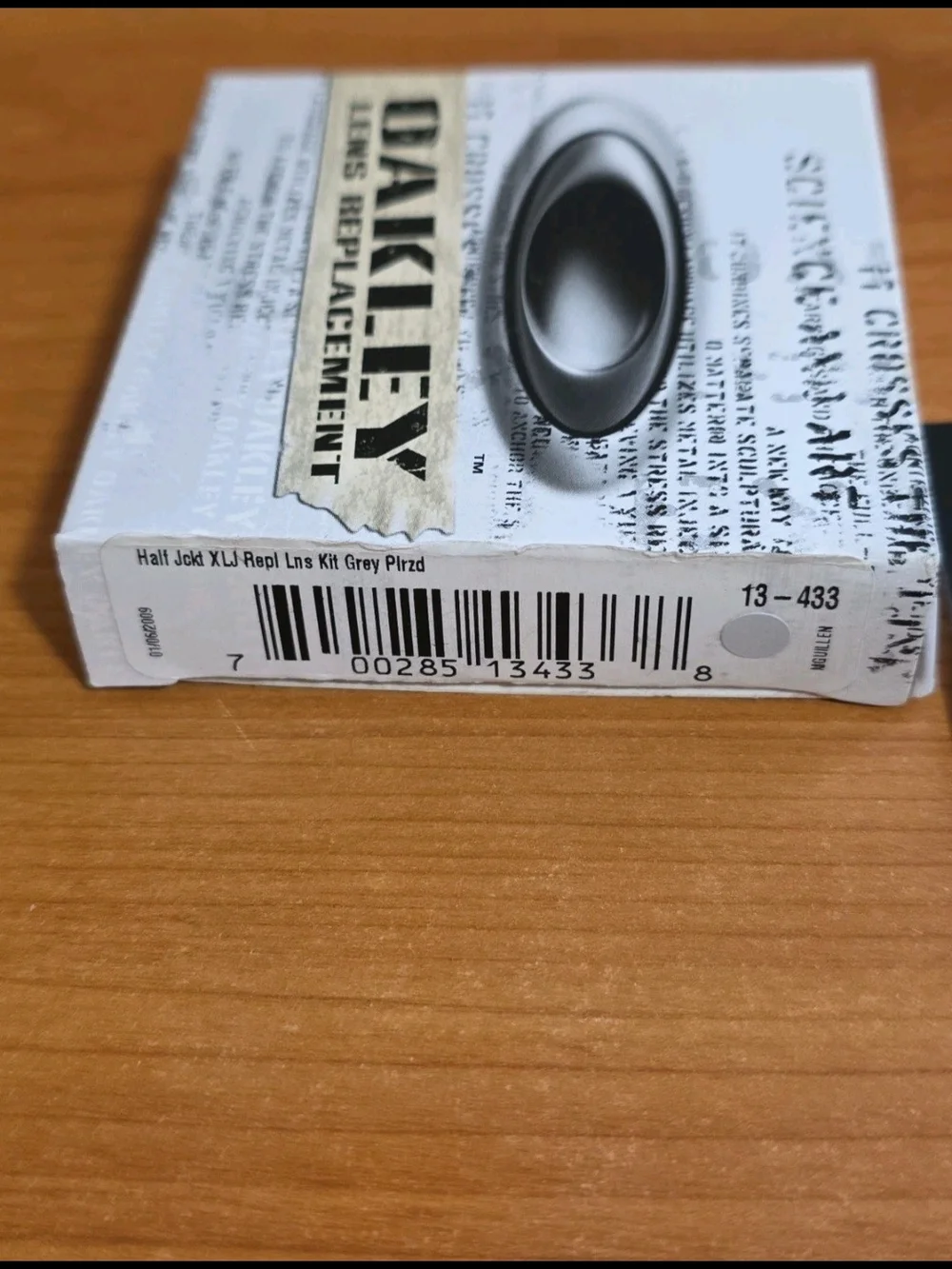Oakley Eye Patch Half Jckt XLJ Grey Polarized Replacement Lenses Box 13-433 RARE